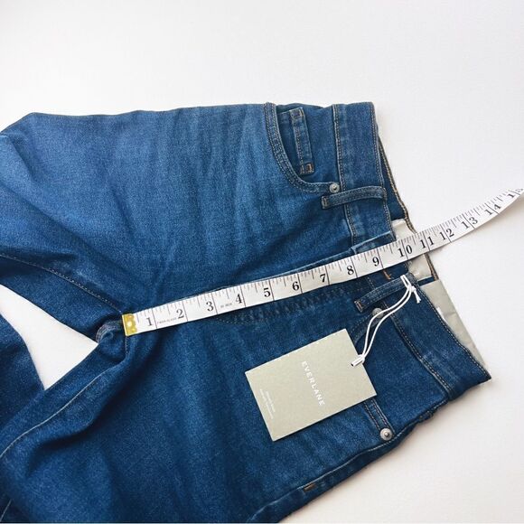 Everlane The Authentic Stretch High Skinny Ankle Jean Dark Blue Wash Size 23 New - Picture 9 of 13